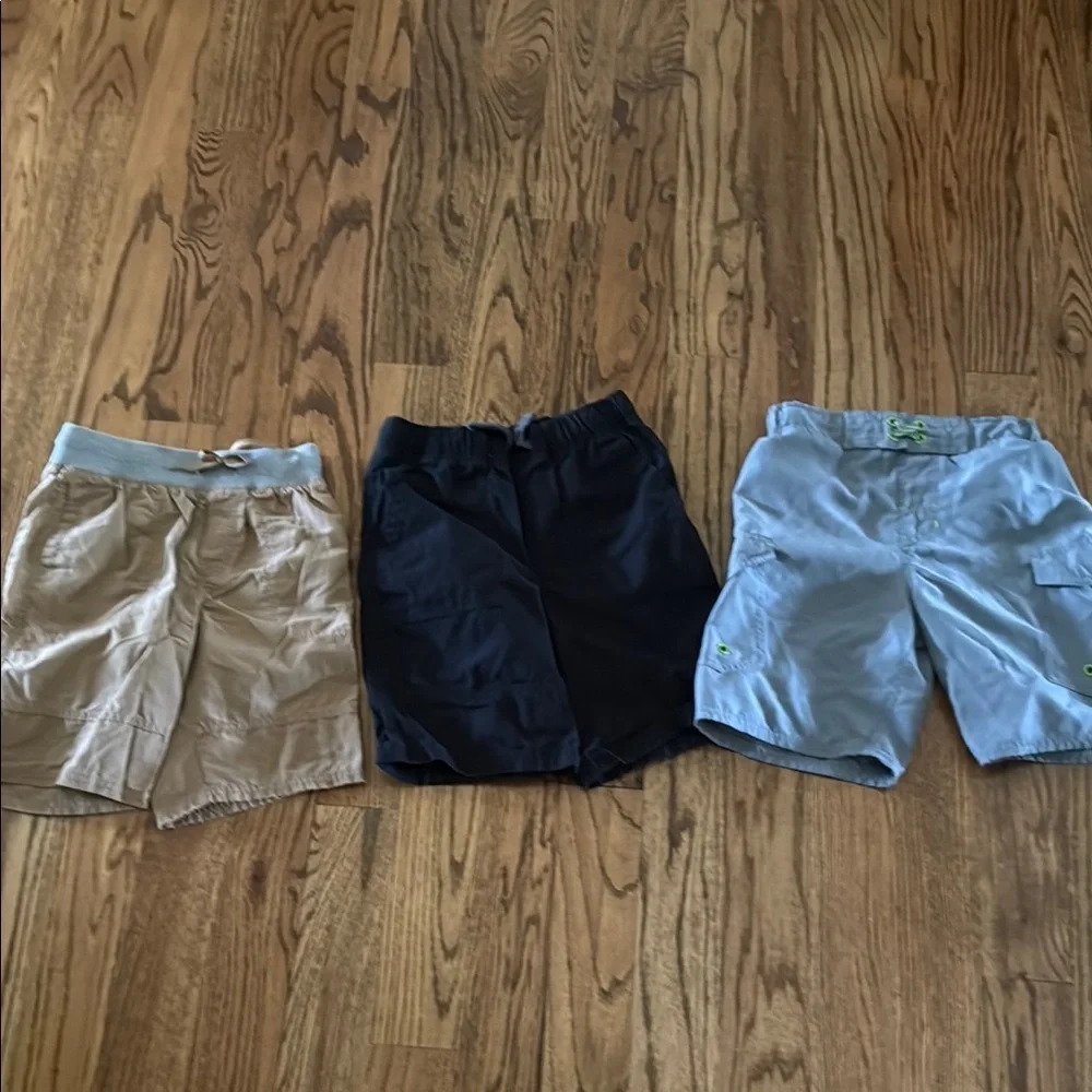 Gymboree, cat & jack, Cherokee shorts size 8 EUC: khaki, grey, black.